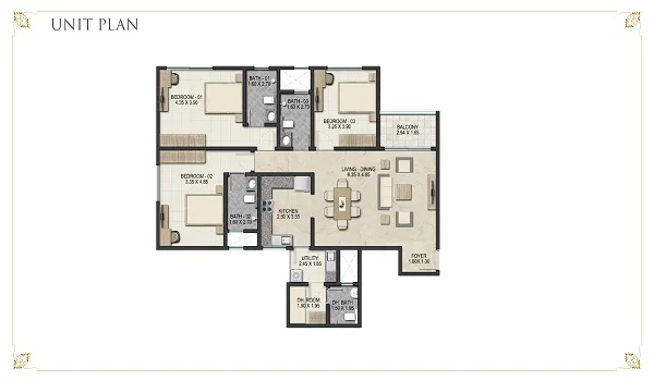 Sobha Crystal Meadows Floor Plan