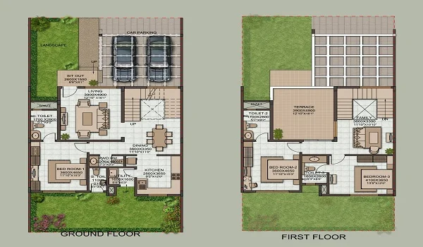 Sobha Crystal Meadows Rowhouse Plan