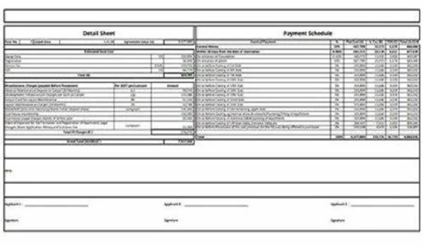 Cost sheet of Sobha Crystal Meadows
